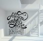 Preview: 21019 All you need is Love Wandtattoo